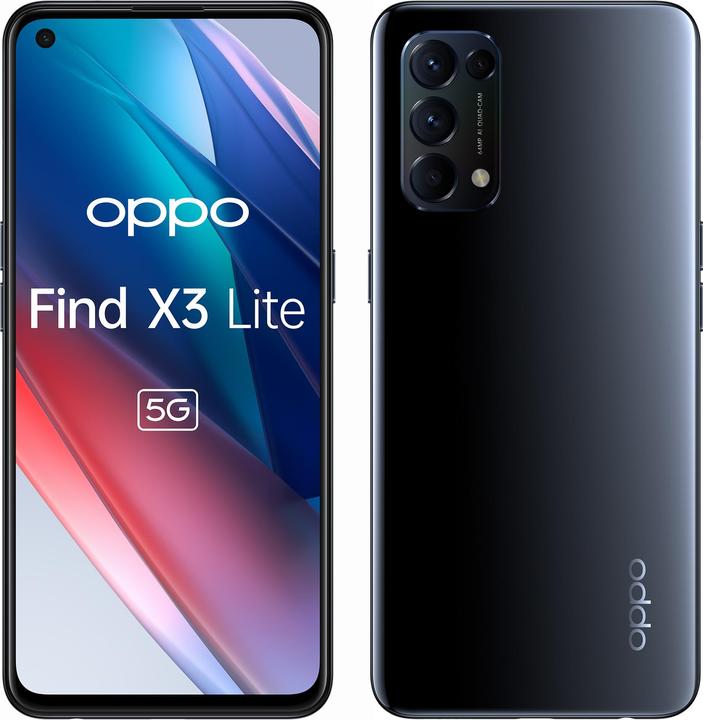 Actual product image OPPO Find X3 Lite (128 GB, Starry Black, 6.43", Dual SIM, 64 Mpx, 5G)