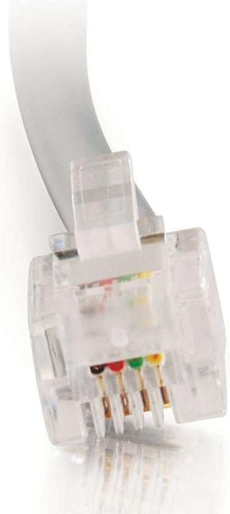 Actual product image C2G RJ11 6P4C Straight Modular Cable