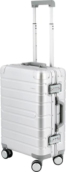 Produktbild Alumaxx Reisetrolley, mit Vollalukoffer, silber (37 l, Handgepäck (bis 50l))