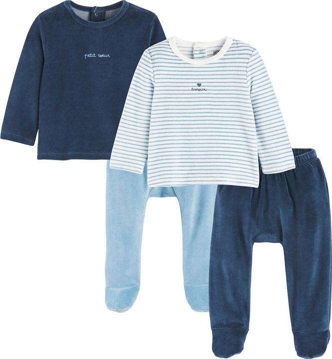 Image du produit La Redoute Collections Lot de 2 pyjamas en velours (86)