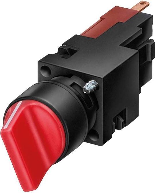Immagine prodotto Siemens Interruttore a levetta rotondo in plastica nera 16mm