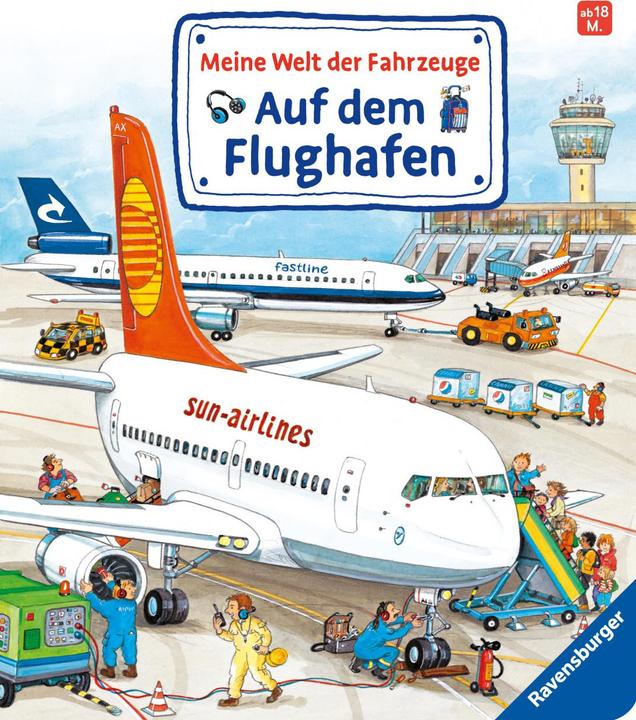 Immagine prodotto Ravensburger Il mio mondo di veicoli: All'aeroporto (Tedesco, Susanne Gernhäuser, Macellaio Wolfgang)