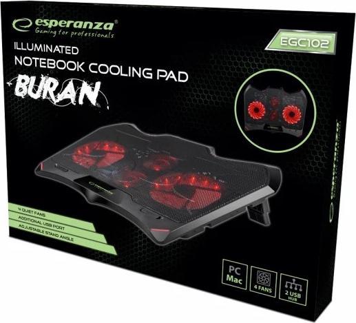 Actual product image Esperanza EGC102 Laptop Cooling Pad