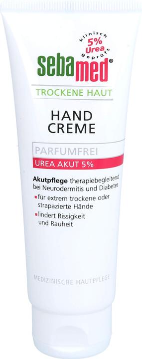 Actual product image Sebamed Dry Skin Fragrance Free Hand Cream Urea 5%, 75 ml Cream (75 ml)