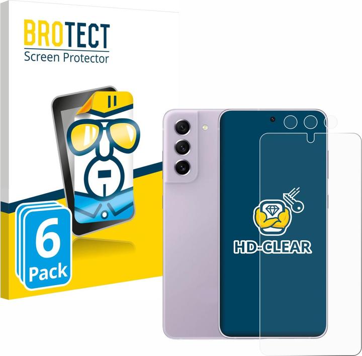 Actual product image BROTECT Screen Protector Clear (6 Piece, Samsung Galaxy S21 FE 5G)