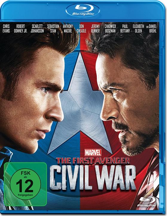 Immagine prodotto Il primo vendicatore: Civil War (Blu-ray, 2016, Tedesco, Inglese, Turco)