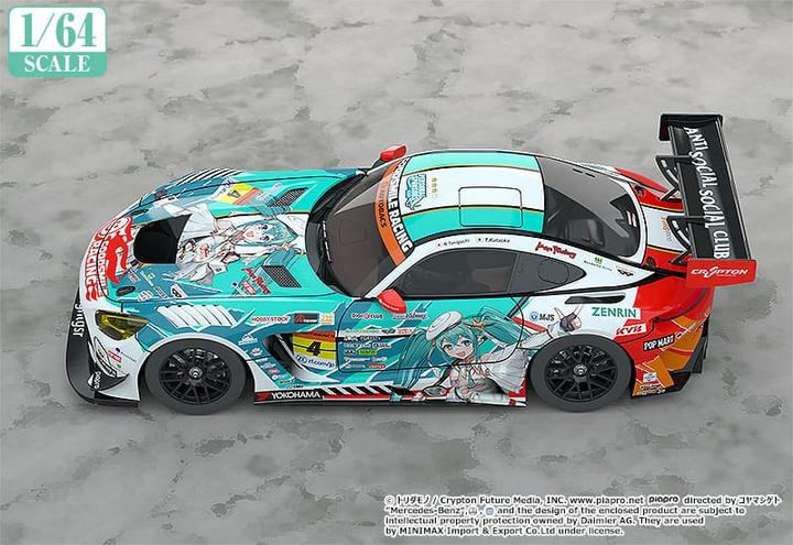 Produktbild Good Smile Company Hatsune Miku GT Project Fahrzeug 1/64 Hatsune Miku AMG 2023 Season Opening Ver. 7 cm