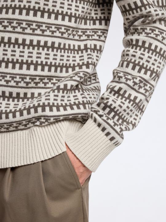 Immagine prodotto Selected Homme Maglia a fantasia con scollo rotondo (L)