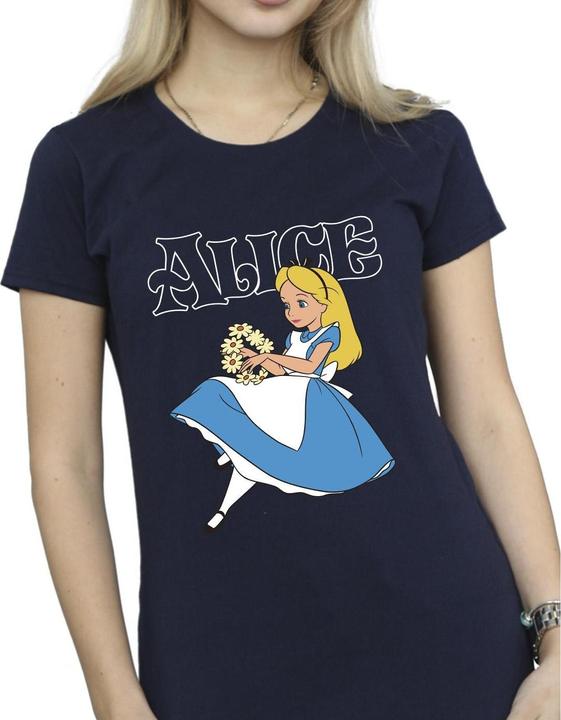 Image du produit Disney - T-shirt ALICE IN WONDERLAND FLOWERS - Femme (XL)