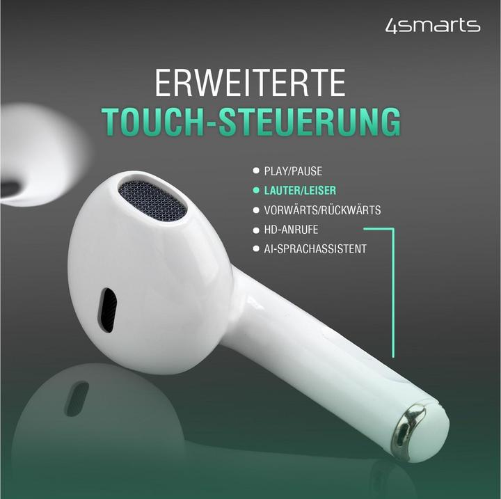 Produktbild 4smarts SkyPods Pro (keine Geräuschunterdrückung, 5 h, Kabellos)