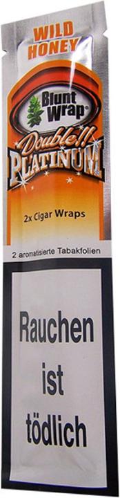 Blunt Wraps Double Platinum Wild Honey 2 in 1
