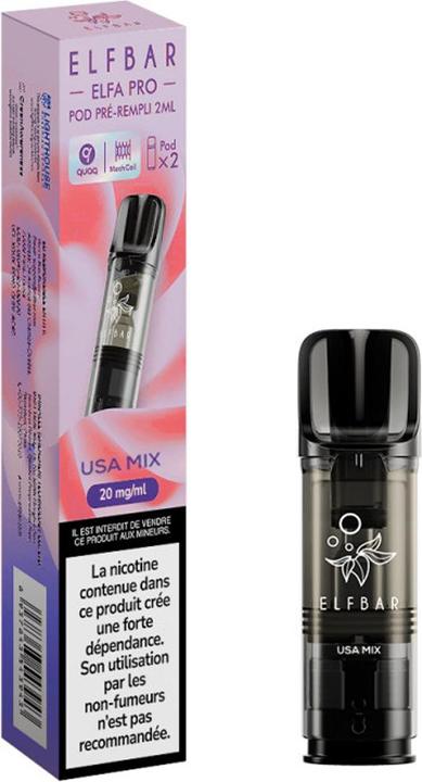 Image du produit Elfbar ELFA PRO 2x Pods USA MIX