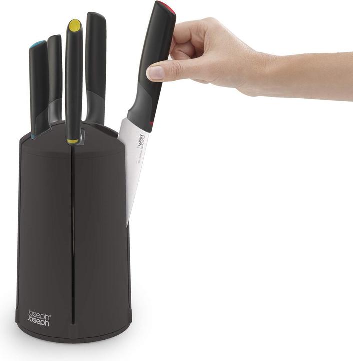 Produktbild Joseph Joseph Messerblock bestückt 5-tlg. ELEVATE KARUSSELL Schwarz