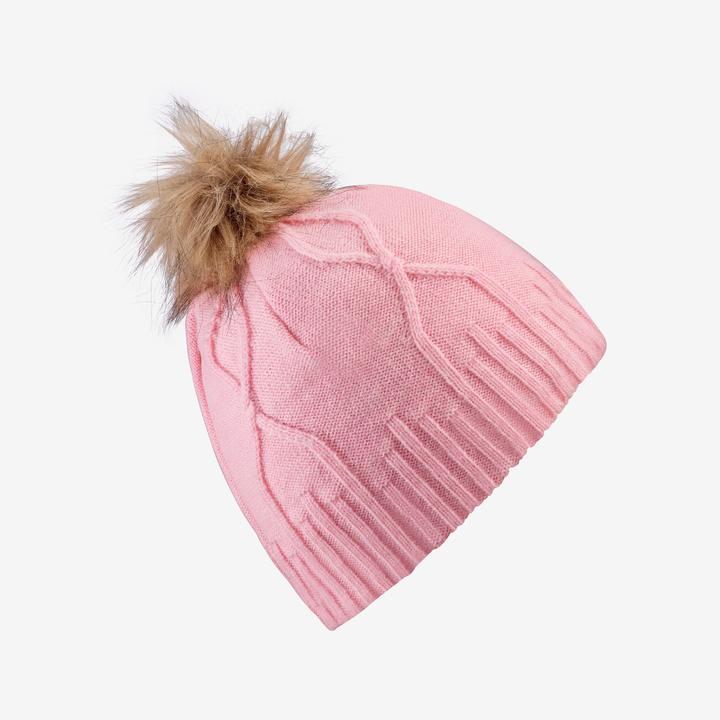 Produktbild Wedze Mütze Erwachsene Zopfmuster - Fur Virgin rosa