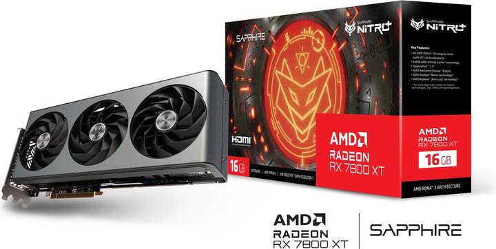 Produktbild Sapphire RX 7800 XT Nitro+ Gaming OC (16 GB)