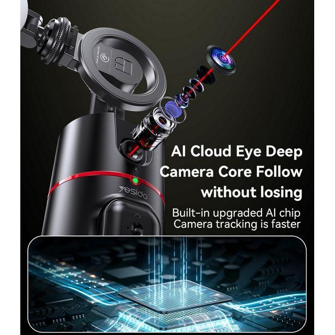 Actual product image Yesido 360° AI Auto Face Tracking Camera Tripod (Smartphone, 0.37 kg)