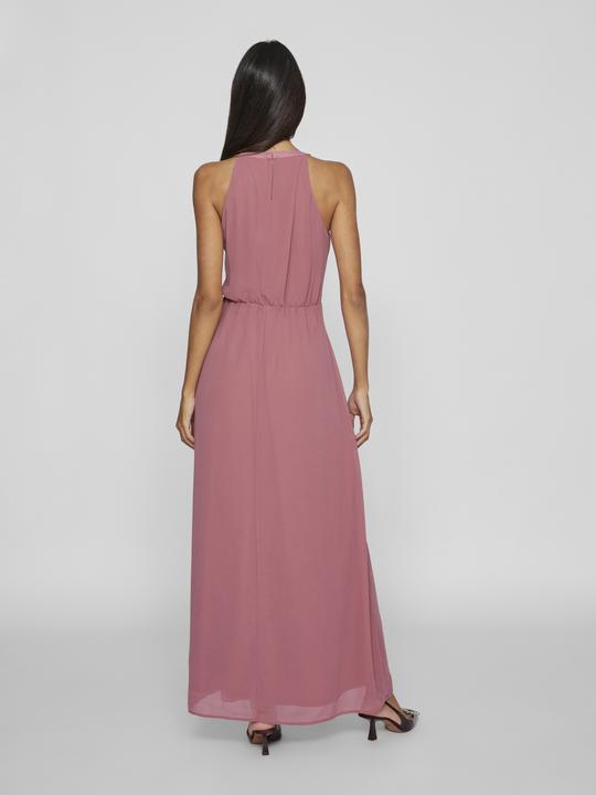 Actual product image Vila Pleated Halterneck Maxi Dress (40)