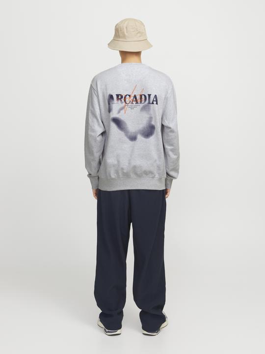 Produktbild Jack & Jones Jjecharge Graphic Sweat O-N Styd Aw24 Ln (XXL)