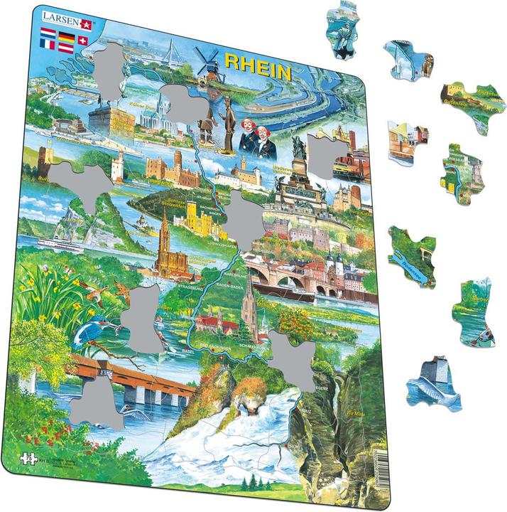 Produktbild Larsen Puzzle - Rhein