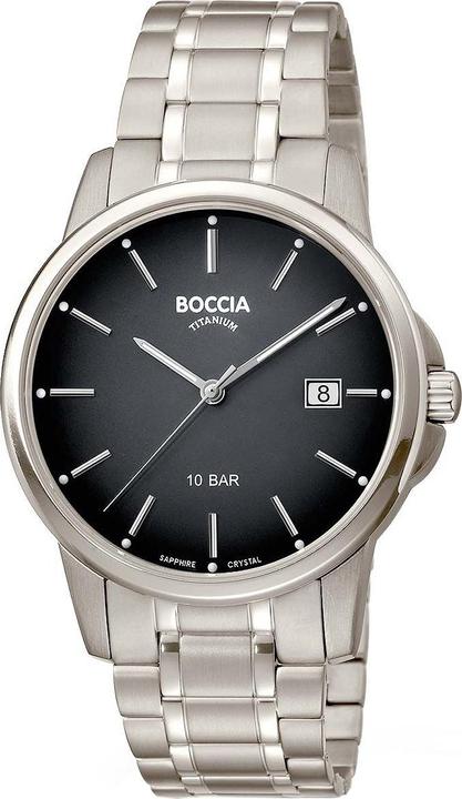 Image du produit Boccia 3633-07 Montre homme titane 40mm 10ATM (Montre analogique, 40 mm)