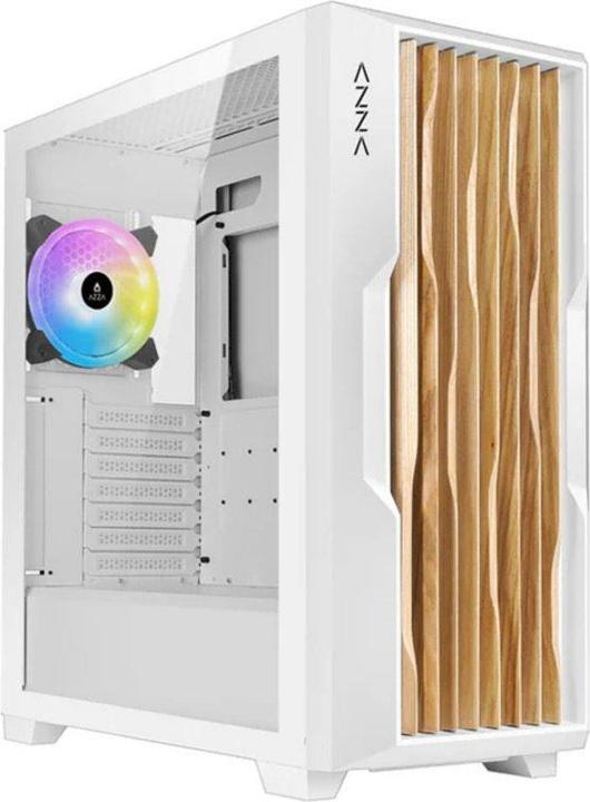Image du produit Azza Guardian 520WW GAMING Miditower Blanc RGB Grille en bois retail (ITX, mATX, ATX)