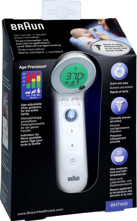 Image du produit Braun BNT 400 No Touch (Sans contact, Front)