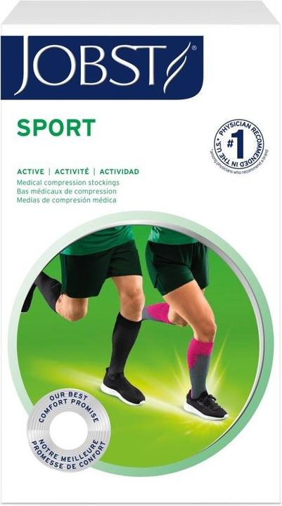 Image du produit Essity Jobst Sport, Pokollaneówki 15-20 mm Hg indicateur (genou CT) Rose, taille S (S)