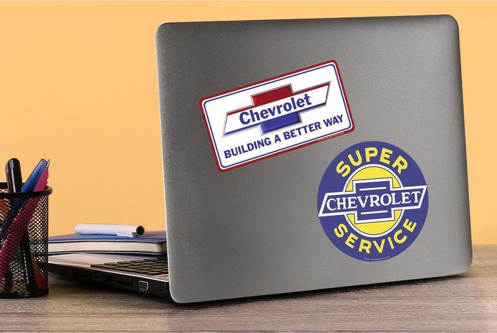 Produktbild Chevrolet Logo Aufkleber Deluxe 50erPack Vinyl