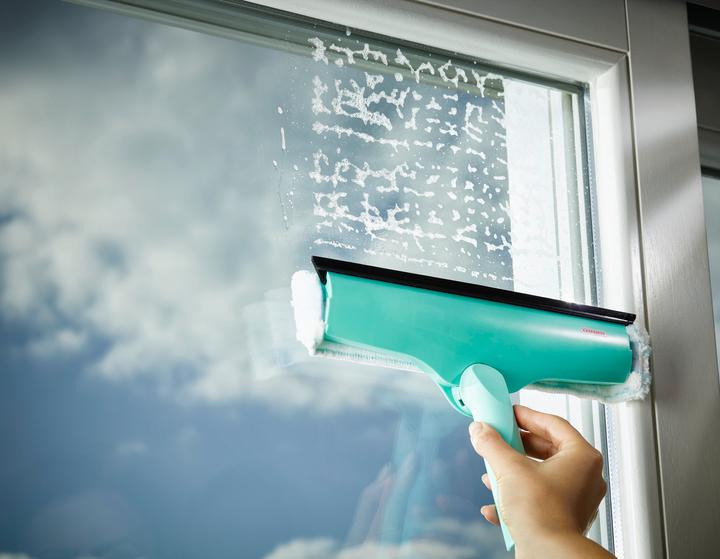 Produktbild Leifheit Fensterwischer Window & Frame Cleaner L micro duo Telescope 210 (1 Stk.)