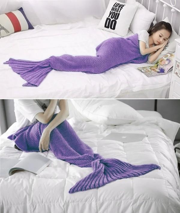 Actual product image ASMI Mermaid Kids Blanket 140cm