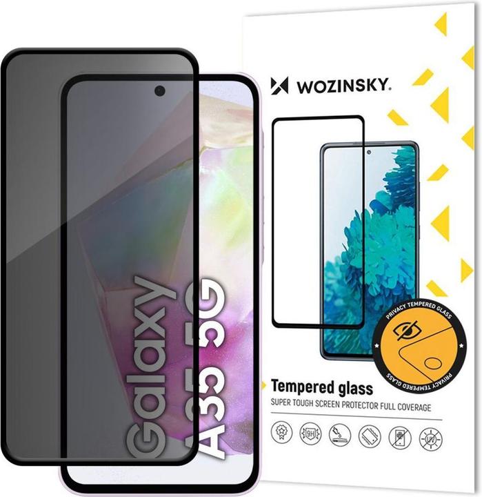 Immagine prodotto Wozinsky Privacy Glass Vetro temperato Privacy con filtro antispia per Samsung Galaxy A35 (Samsung Galaxy A35)