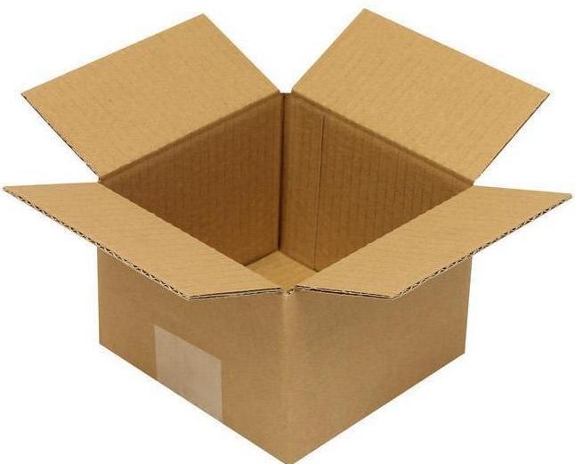Transpak Faltkarton 1-wellig Masse 140x140x100mm Qualität 1.10 B braun braun (50 x)