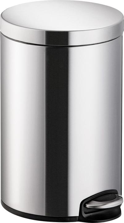 Image du produit Helit Poubelle à pédale the silent 25 x 40 cm (Ø x H) 12l inox/plastique argenté (12 l)