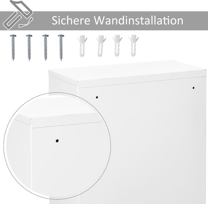 Image du produit Kleankin Armoire à pharmacie (40 x 18 x 60 cm)