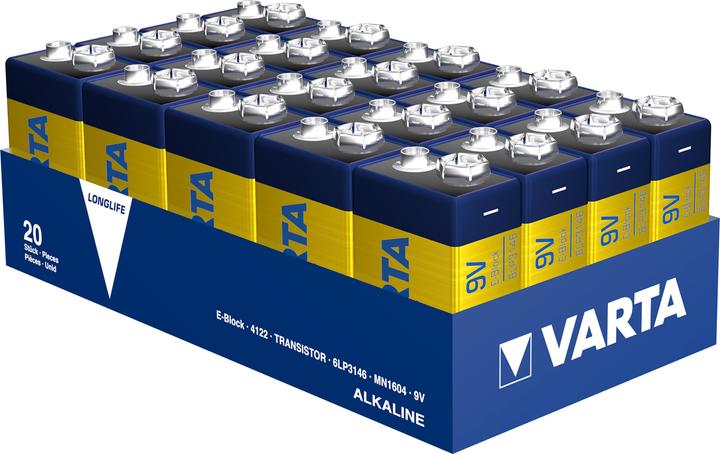 Varta Longlife (20 pz., 9V Block)