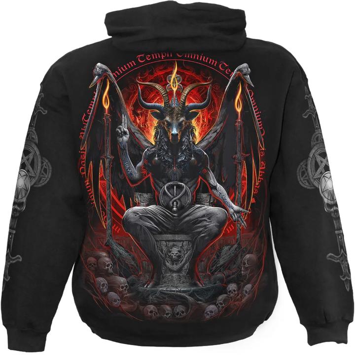 Actual product image Spiral Unisex Adult Baphomet Hoodie (S)