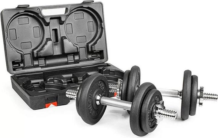 Produktbild Gymstick Adjustable Dumbbell Set (4 x 1.25 kg, 4 x 2.5 kg)