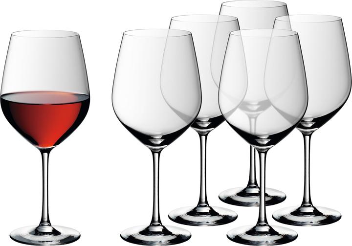Produktbild WMF Burgunderkelch 6-tlg. Set EASY PLUS klar (70 cl, 6 Gläser, Rotweingläser)