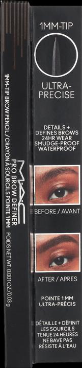 Produktbild MAC Cosmetics Pro Brow Definer 1Mm-Tip Brow Pencil Spiked (Spiked)