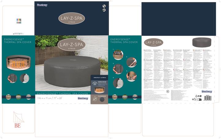 Immagine prodotto Bestway Lay-Z-Spa Coperta termica rotonda 196x71cm