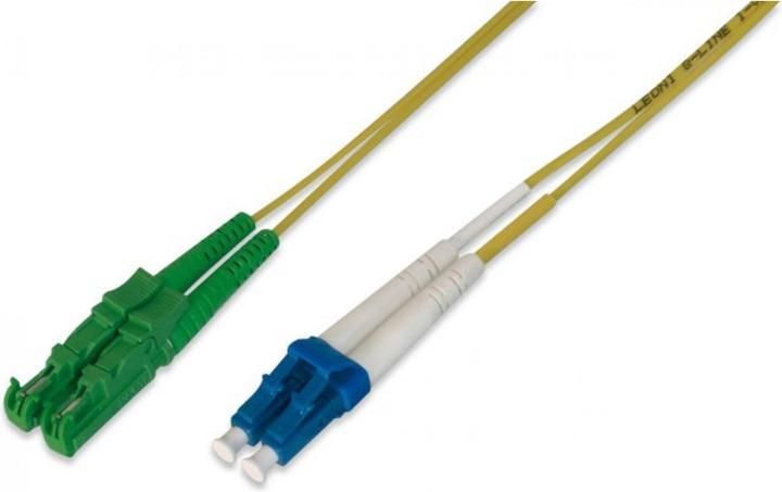 Produktbild Digitus LWL Patchkabel, E2000 (8° APC) auf LC (PC), Singlemode (S/FTP, CAT6a, 1 m)