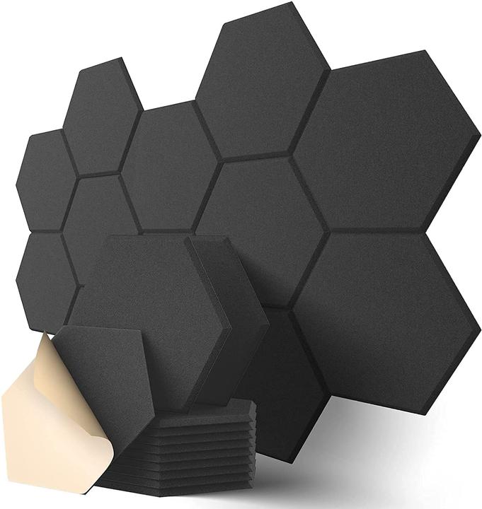 Kuchoow Pannelli acustici autoadesivi (12 pz.)