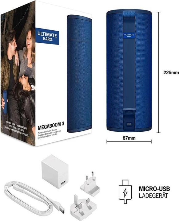 Produktbild UE Megaboom 3 (20 h, Akkubetrieb, Stromversorgung über USB)