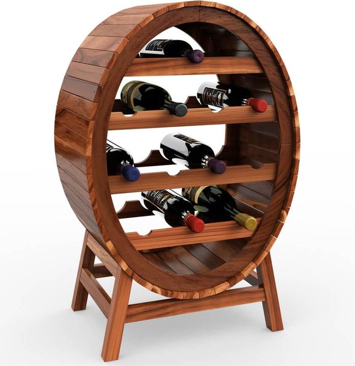 Image du produit Casaria Casier à vin en bois (90 x 50 x 30 cm)