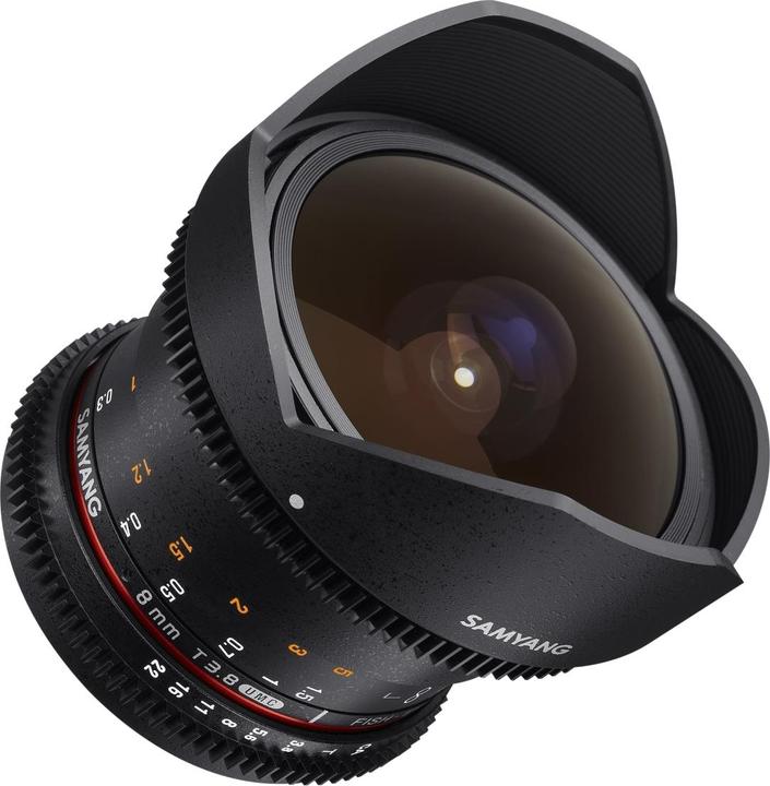 Immagine prodotto Samyang 8mm T3.8 CSII VDSLR II Sony E-Mount (Sony E, APS-C / DX)