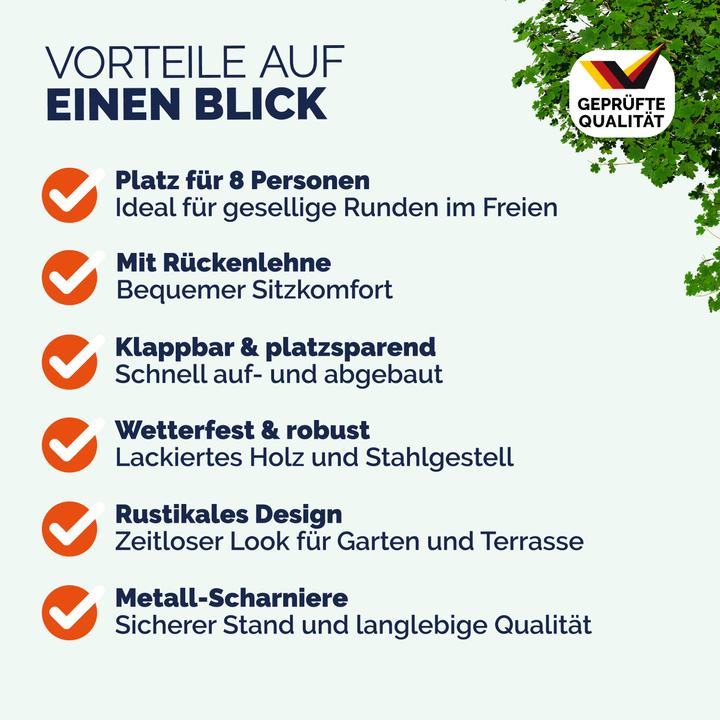 Produktbild Casaria Bierzeitgarnitur