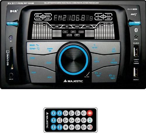 Immagine prodotto Majestic New SV-517 RDS BT DAB Nero 180 W Bluetooth