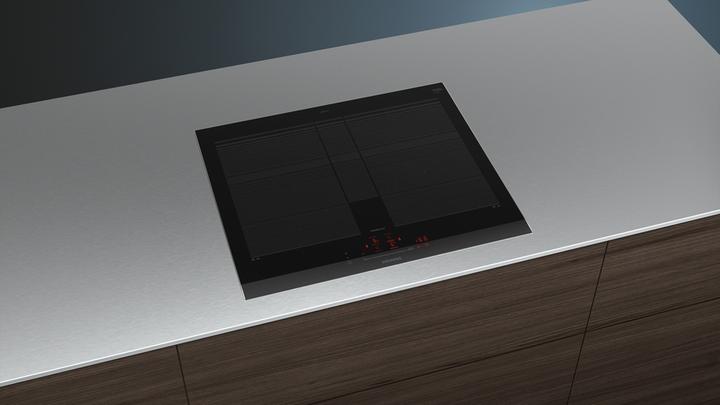 Image du produit Siemens iQ700, Table de cuisson à induction, 60 cm, Noir, Avec cadre en pose libre, EX675HYC1M
