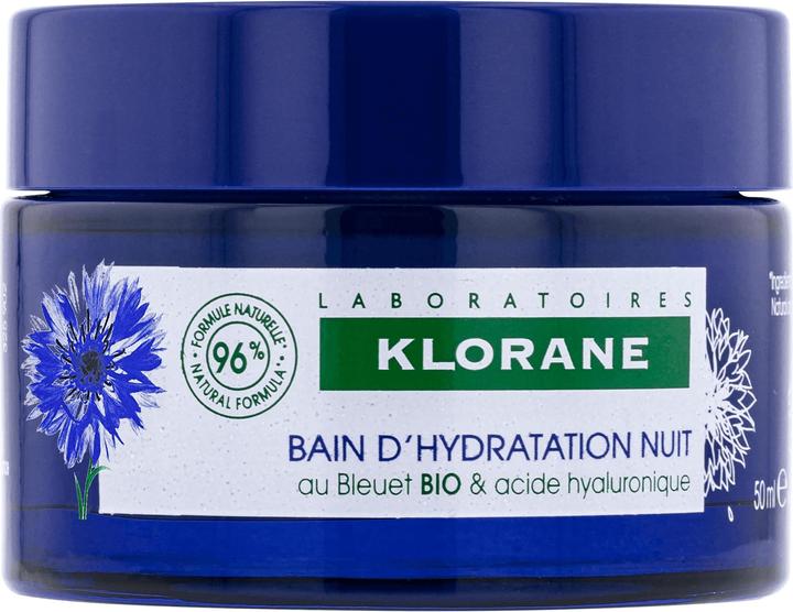 Produktbild Klorane Feuchtigkeitsspendende Nachtmaske mit BIO-Kornblume (50 ml)