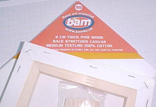 Produktbild BAM CHASSIS BAUMWOLLE LEINWAND 50x60/2cm (50 x 60 cm)